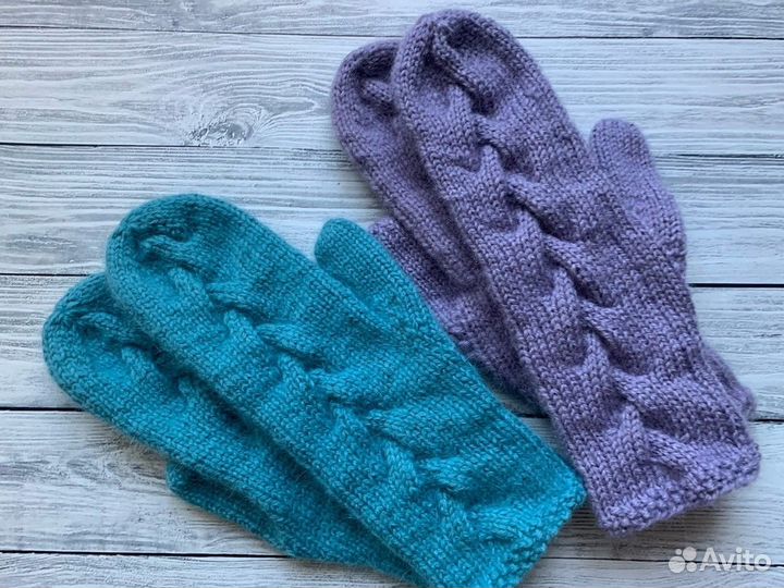 Варежки детские.взрослые