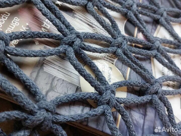 Сумка авоська макраме