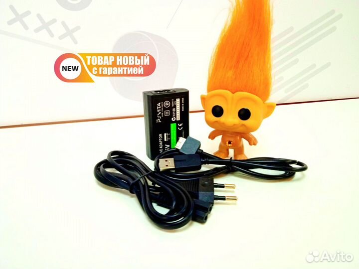 Блок питания PS Vita 1000 + data cabel новый
