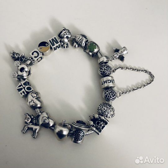 Браслет серебряный