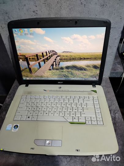 Ноутбук Acer intel T5250/2/HDD80/int/Win7/15.4