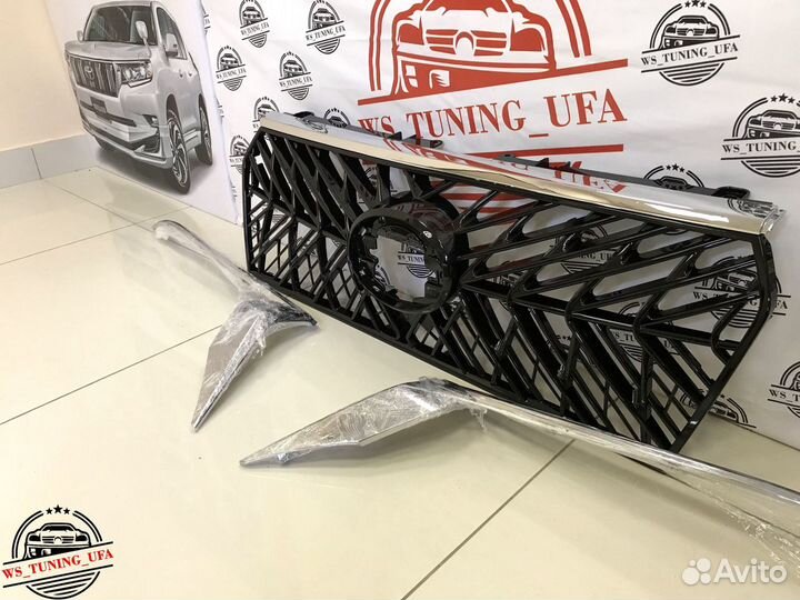 Решетка радиатора toyota LC prado 150 C933