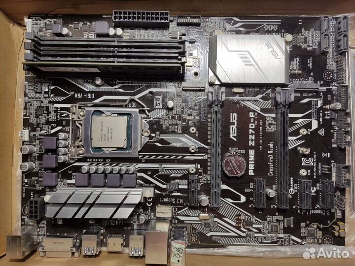 Материнская плата prime z270-p, сборка