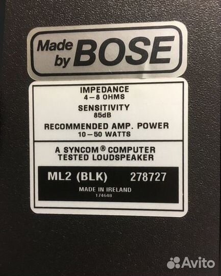 Акустика Bose ML2