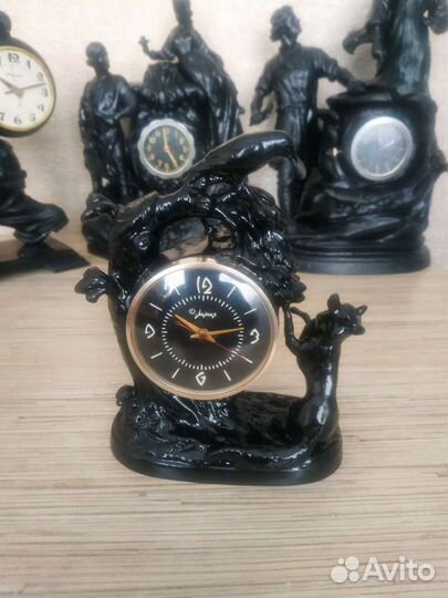 Каслинское литье часы каминные