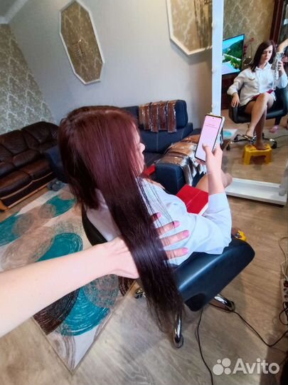 Безопасное микро-капсульное наращивание волос