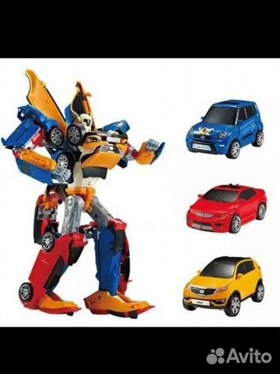 Робот транформер из 3ёх машин