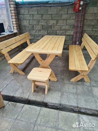 Садовая мебель из дерева