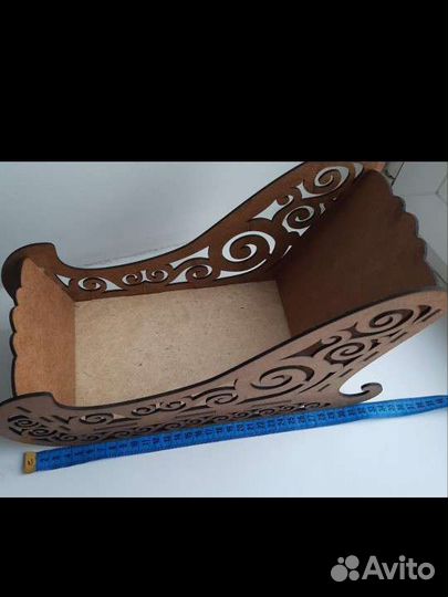 Новогодний декор, санки