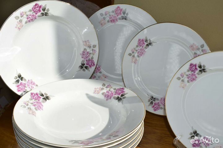 Тарелки Япония 24шт. Винтаж