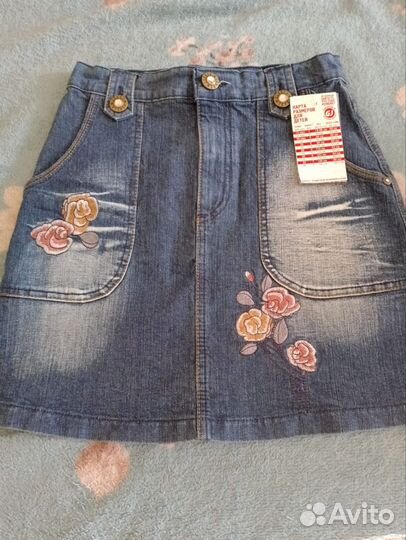 Джинсовая юбка, gloria jeans