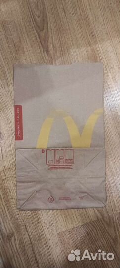 Бумажный пакет макдональдс