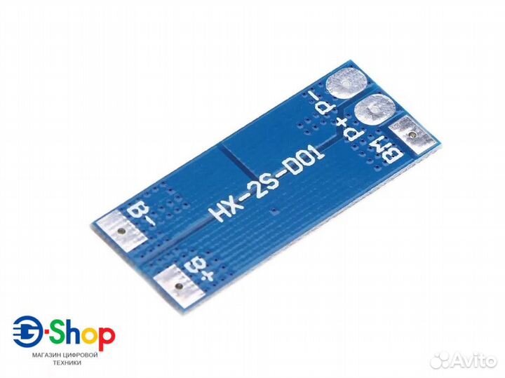 Контроллер заряда Li-Ion акб BMS 2S 8А