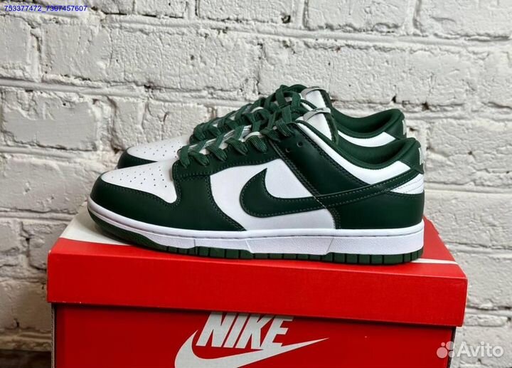 Кроссовки Nike Dunk low Varsity Green (Оригинал)