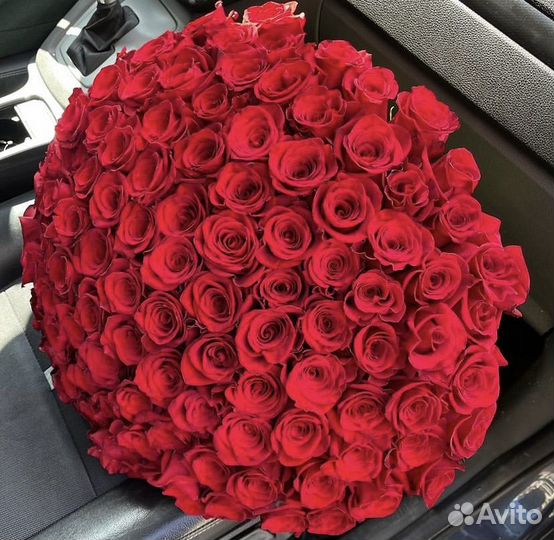 Цветы букеты 101 роза