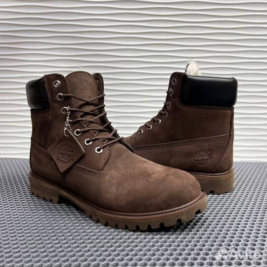 Ботинки timberland с мехом