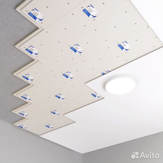 Шумоизоляция стен, потолков панели Униплит