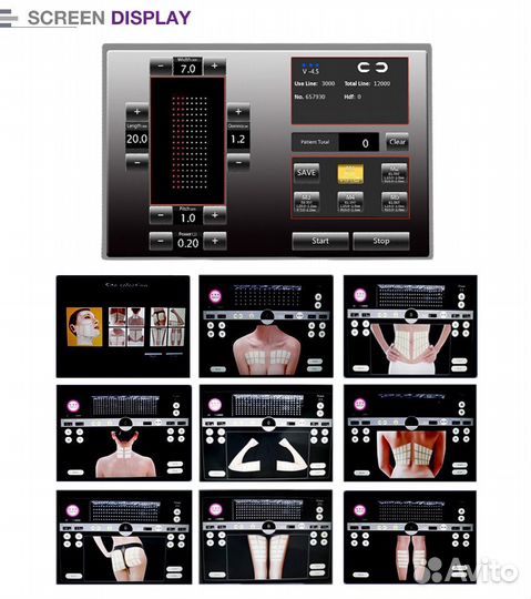 Аппарат hifu 3D smas лифтинг 11 линий