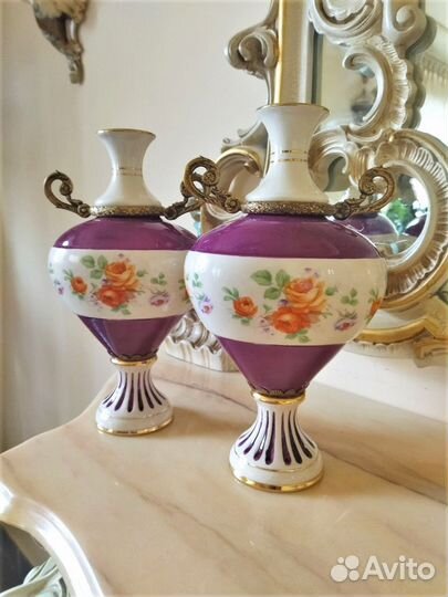 Антикварные кувшины фарфор бронза старинные Италия