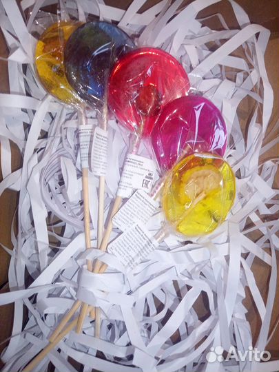 Yummy lollipops, Леденцы Без Сахара, 5 шт в уп