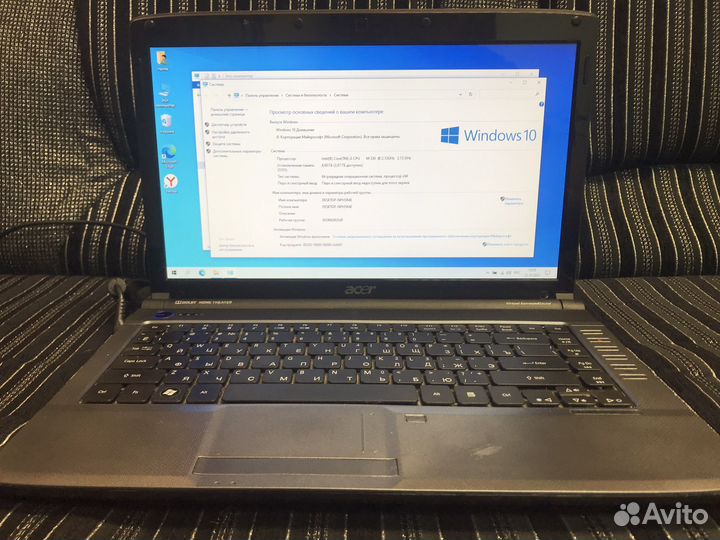 Игровой ноутбук acer