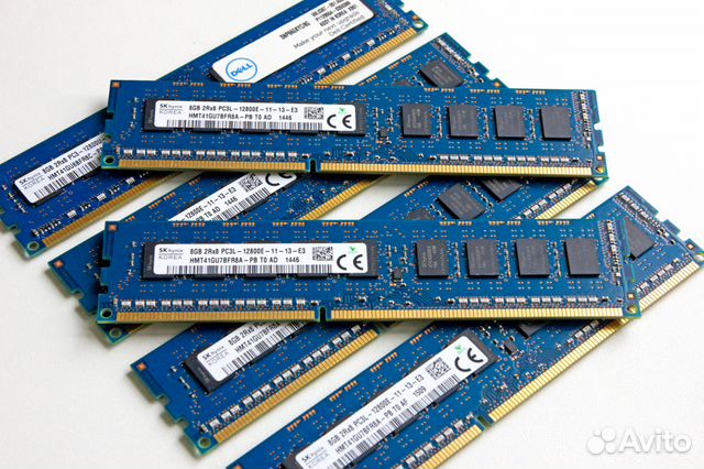 DDR3 4/8Gb ECC Unbuffered PC3/PC3L-12800E, 14900Е объявление продам