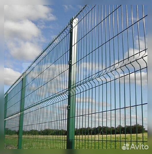 Сетка для забора 3d