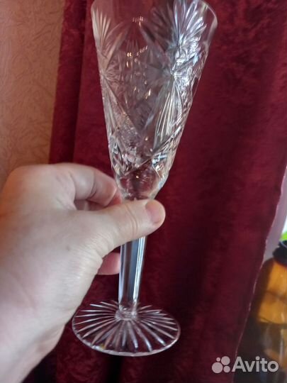 Фужеры хрустальные СССР 20 см