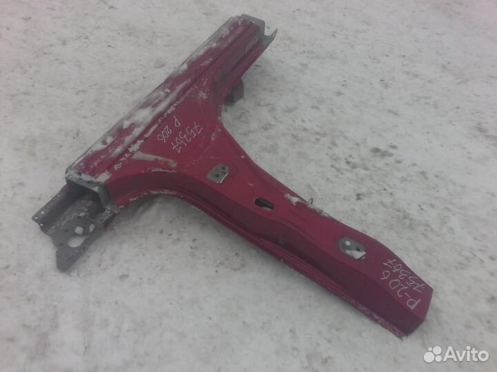 Порог со стойкой левый Peugeot 206 1998-2012