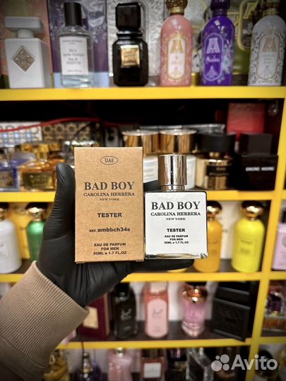 Carolina herrera bad boy оригинальный тестер