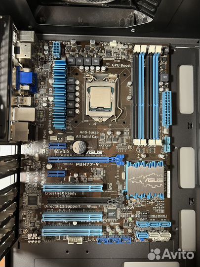 Материнская плата asus LGA1155 P8H77-V