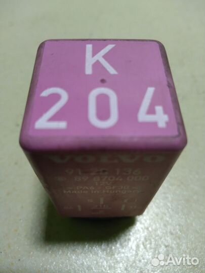 Реле стеклоочистителя Volvo V70 B5254T 1999