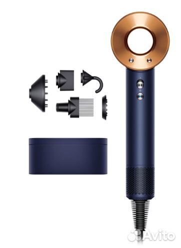 Фен Dyson Supersonic HD07 Prussian Blue/Rich Coppe