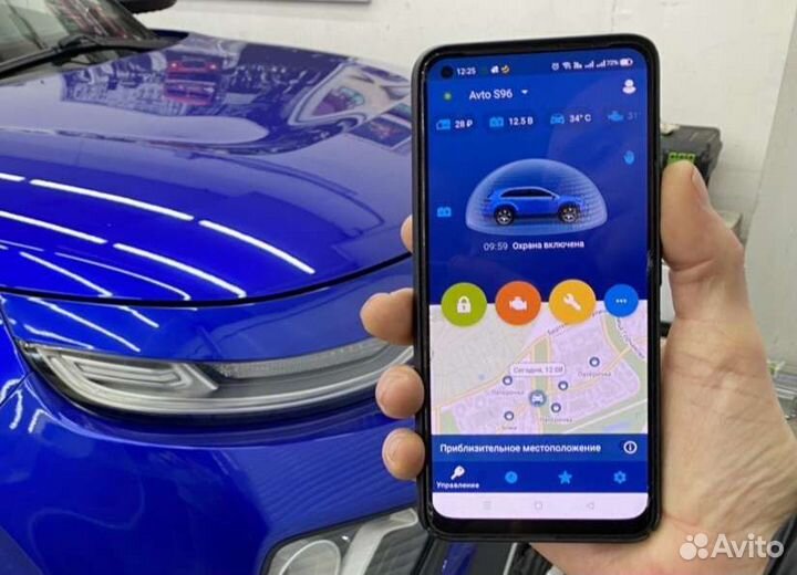 Автозапуск с телефона Starline. Установка