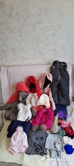 Детские вещи для девочки 2 мешка