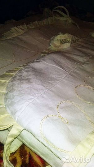 Комплект балдахин и бортики в кроватку