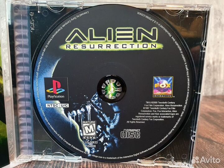 Игры ps1 Alien Resurrection ps2 Playstation пс1