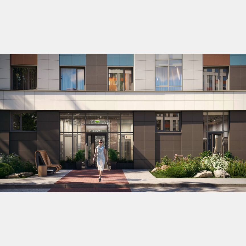 2-к. квартира, 45,3 м², 10/18 эт.