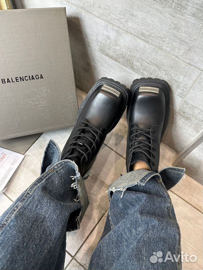 Ботинки Balenciaga кожа