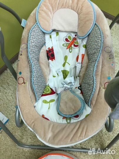 Детские электро качели Nuovita Migliore + шезлонг