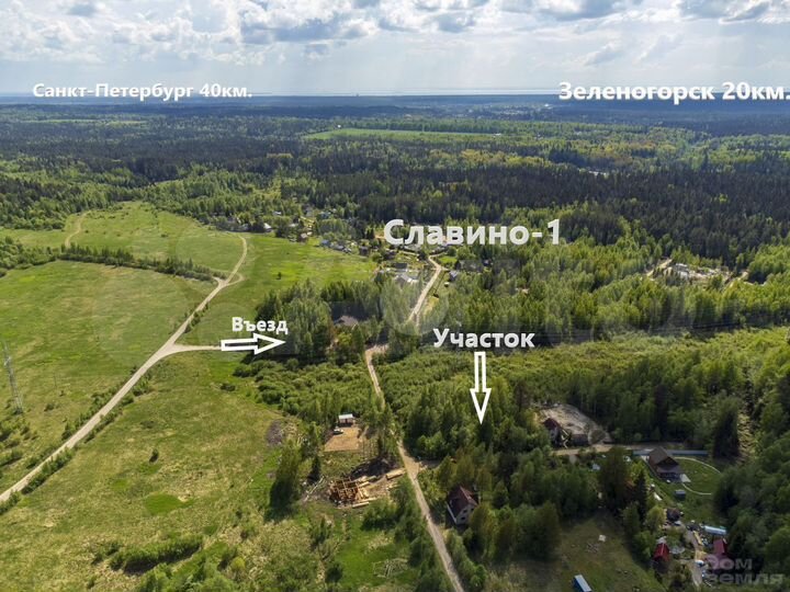 Участок 10 сот. (СНТ, ДНП)