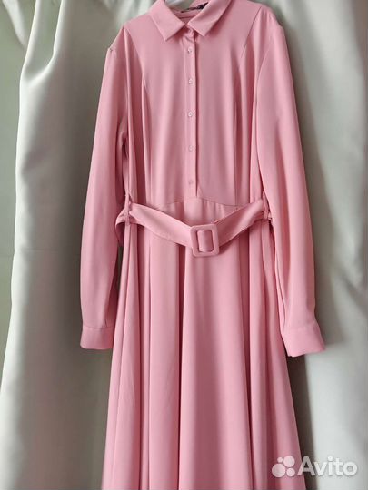 Платье цвета пудры