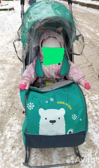 Коляска санки