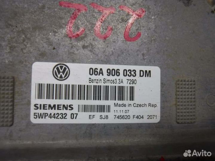 Блок управления двигателем Skoda Octavia A4 BFQ