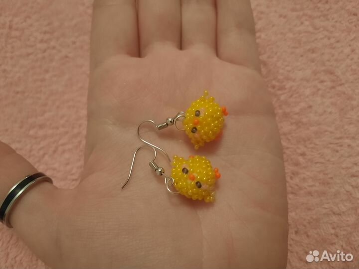 Серьги ручной работы