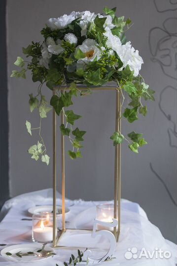 Готовый декор зала на свадьбу