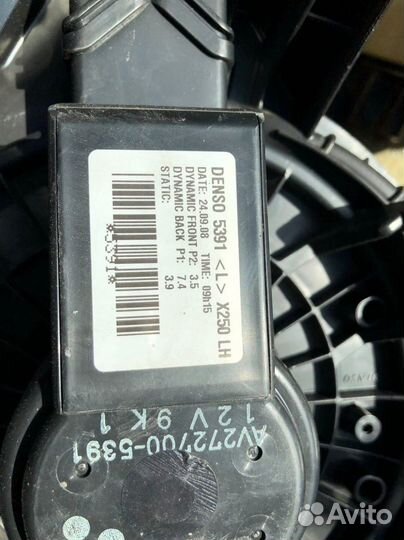 Jaguar XF ягуар моторчик печки