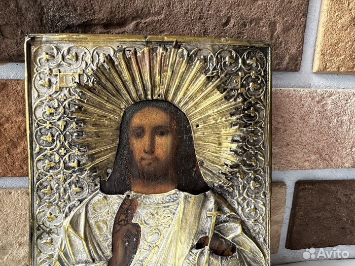 Икона Господь вседержитель барокко 18х14 см