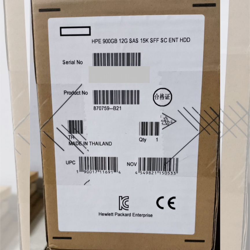 [870759-B21] Жесткий Диск Hp 900gb 870759-B21/870795-001