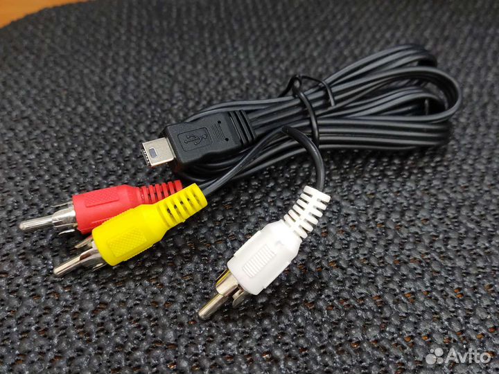 Кабель Mini USB to 3xRCA
